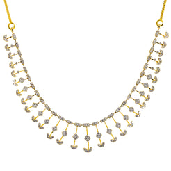 18K Yellow Gold & 2.57 ct Diamond Necklace (22.2 grams)
