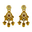 22K Yellow Gold, Kundan & Ruby Necklace & Earrings Set (82.4 grams)