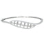 18K White Gold & 0.35 ct Diamond Bangle (9.65 grams)