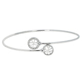 18K White Gold & 0.11 ct Diamond Bangle (3.3 grams) | 



Indulge in the elegance of this 18k white gold and diamond bangle from Virani Jewelers. Featu...