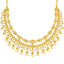 22K Yellow Gold Necklace & Chandbali Earring Set (67.7gm)