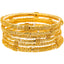 22K Yellow Gold Bangle Set of 6 (79.4gm)