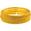 22K Yellow Gold Bangle Set of 4 (57.7gm)