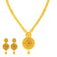 22K Yellow Gold Necklace & Earring Set (37.8 grams)