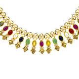 22K Yellow Gold 18 Inch Necklace w/ Emerald, Ruby, CZ, & Sapphire (34.5gm) | 



Virani Jewelers presents to you a beautiful 22k yellow gold necklace adorned with gemstones t...