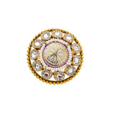 22K Yellow Gold, CZ & Pearl Cocktail Ring (9.3gm) | 



Celebrate the beauty of Indian jewelry with this exquisite 22k gold ring, adorned with cubic ...