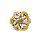 22K Yellow Gold, Kundan & Emerald Cocktail Ring (9.2gm) | 



Add glamour to your collection with this 22k gold ring, featuring emerald and rubies, a perfe...