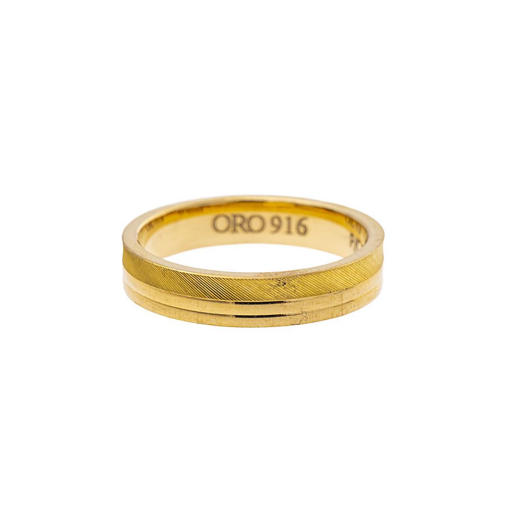 22K Yellow Gold Ring (6.9gm) | 



Adorn your fingers with this 22k yellow gold ring, a simple and elegant piece of Indian gold ...