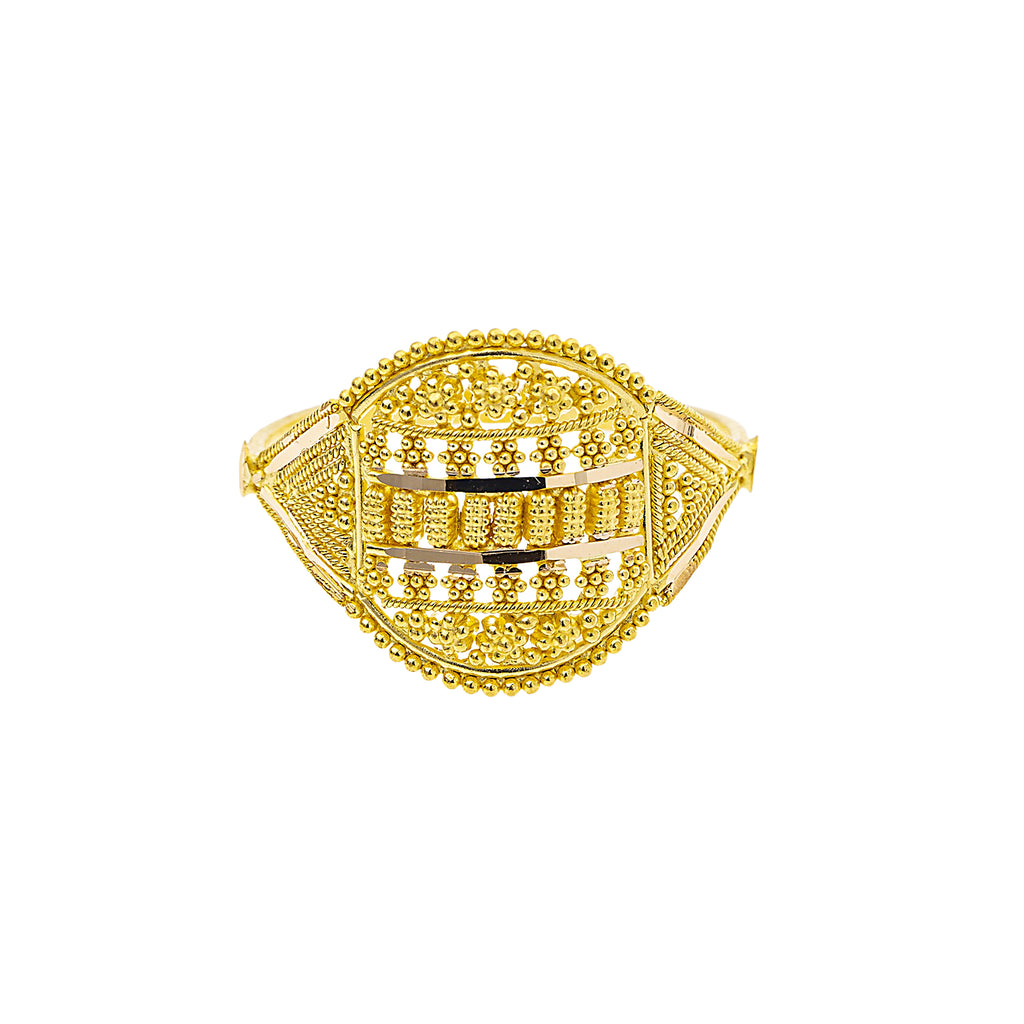 22K Yellow Gold Cocktail Ring (2.6gm) | 



Virani Jewelers presents a stunning 22k gold ring, a true testament to the timeless beauty of...