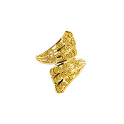 22K Yellow Gold Cocktail Ring (3gm)