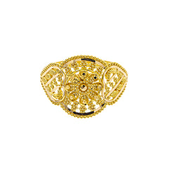 22K Yellow Gold Cocktail Ring (3gm)