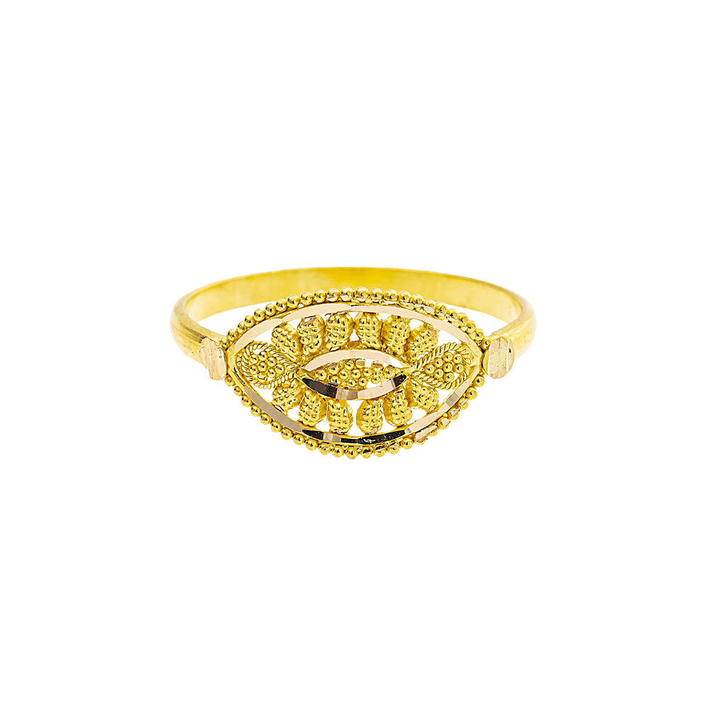 22K Yellow Gold Cocktail Ring (2.2gm) | 



Make a statement with this exquisite 22k gold ring from Virani Jewelers, a luxurious piece in...