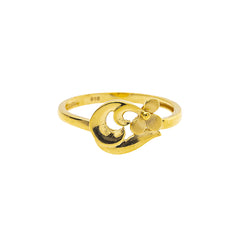 22K Yellow Gold Cocktail Ring (1.3gm)