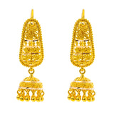 22K Yellow Gold Jhumki Earrings (7.5gm) | 



Adorn yourself with exquisite 22k yellow gold Jhumki earrings by Virani Jewelers, a stunning ...