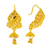 22K Yellow Gold Jhumki Earrings (4.6gm) | 



Celebrate elegance with 22k gold Jhumki earrings from Virani Jewelers, where yellow gold jewe...