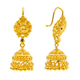 22K Yellow Gold Jhumki Earrings (8gm) | 



Crafted for elegance, these 22k yellow gold Jhumki earrings highlight the beauty of yellow go...