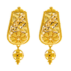 22K Yellow Gold Drop/Dangle Earrings (6.1gm)