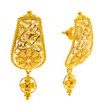 22K Yellow Gold Drop/Dangle Earrings (6.1gm) | 



Virani Jewelers’ 22k yellow gold earrings offer a luxurious fusion of Indian gold traditions ...