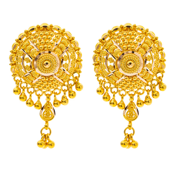 22K Yellow Gold Stud Earrings (7.8gm) | 



These 22k yellow gold earrings showcase Virani Jewelers' mastery in creating yellow gold jewe...