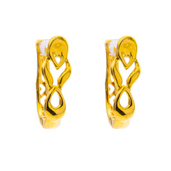 22K Yellow Gold Stud Earrings (1.9gm)