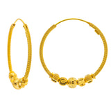 22K Yellow Gold Hoop Earrings (5.2gm) | 



These 22k yellow gold hoop earrings by Virani Jewelers radiate elegance, offering the best in...