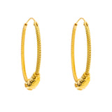 22K Yellow Gold Hoop Earrings (5.2gm) | 



Timeless and luxurious, these 22k gold hoop earrings are crafted by Virani Jewelers for fans ...