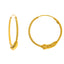 22K Yellow Gold Hoop Earrings (5.2gm)