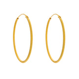 22K Yellow Gold Hoop Earrings (1.9gm) | 



Make an impression with 22k gold hoop earrings, blending traditional Indian gold aesthetics w...