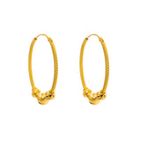 22K Yellow Gold Hoop Earrings (5.1gm) | 



Virani Jewelers’ 22k gold hoop earrings embody the richness of Indian gold culture in the fin...