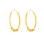 22K Yellow Gold Hoop Earrings (6.4gm)