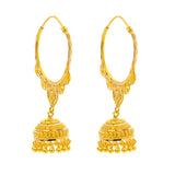 22K Yellow Gold Jhumki Hoop Earrings (9.2gm) | 



Embrace the artistry of 22k yellow gold Jhumki hoop earrings by Virani Jewelers, where Indian...