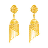 22K Yellow Gold Jhumki Earrings (16.5gm) | 



These 22k yellow gold Jhumki earrings are the perfect addition to your collection, blending I...