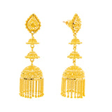 22K Yellow Gold Jhumki Earrings (18.4gm) | 



Indulge in luxury with these 22k yellow gold Jhumki earrings by Virani Jewelers, where Indian...