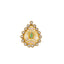 22K Antique Gold, CZ, Emerald & Kundan Cocktail Ring (11.9gm)