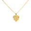 22K Yellow Gold 19 inch Pendant Necklace Set (10.2gm)