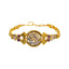 22K Yellow Gold 7 inch Bracelet w/ Kundan, Ruby, & CZ (15gm)