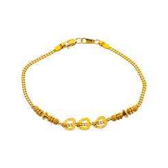 22K Yellow Gold 6.5 inch Bracelet (3.8gm)