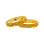 22K Yellow Gold Bangle Set of 2 in Size 2.6 (46.4gm)