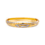 22K Yellow & White Gold Kada Bangle in Size 2.11 (36.9 gm)