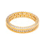 22K Yellow & White Gold Bangle Set of 2 in Size 2.6 (62.1 gm)