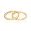 22K Yellow & White Gold Bangle Set of 2 in Size 2.6 (62.1 gm)