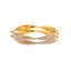 22K Yellow & White Gold Bangle Set of 2 in Size 2.8 (53.4 gm)