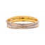 22K Yellow & White Gold Bangle Set of 2 in Size 2.6 (41.6 gm)