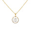 18K Rose Gold Pendant Necklace Set w/ 0.38 Carat Diamonds (5.61gm)