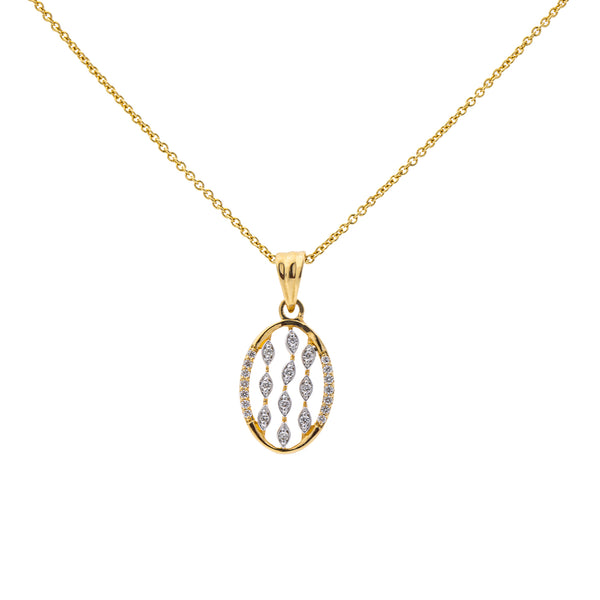 18K Rose Gold Pendant Necklace Set w/ 0.27 Carat Diamonds (5.5gm) |  




Elevate your look with the elegance of this beautiful 18k rose gold and diamond set by Vira...