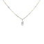 18K White Gold Pendant Necklace Set w/ 0.36 Carat Diamonds (5gm)