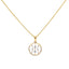 18K Rose Gold Pendant Necklace Set w/ 0.4 Carat Diamonds (5.6gm)