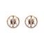 18K Rose Gold Pendant Necklace Set w/ 0.4 Carat Diamonds (5.6gm)