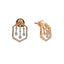 18K Rose Gold Pendant Necklace Set w/ 0.29 Carat Diamonds (5.15gm)