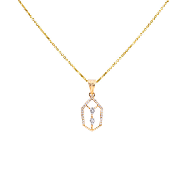 18K Rose Gold Pendant Necklace Set w/ 0.29 Carat Diamonds (4.85gm) | 



Celebrate elegance when you wear this 18k rose gold and diamond jewelry set by Virani Jeweler...